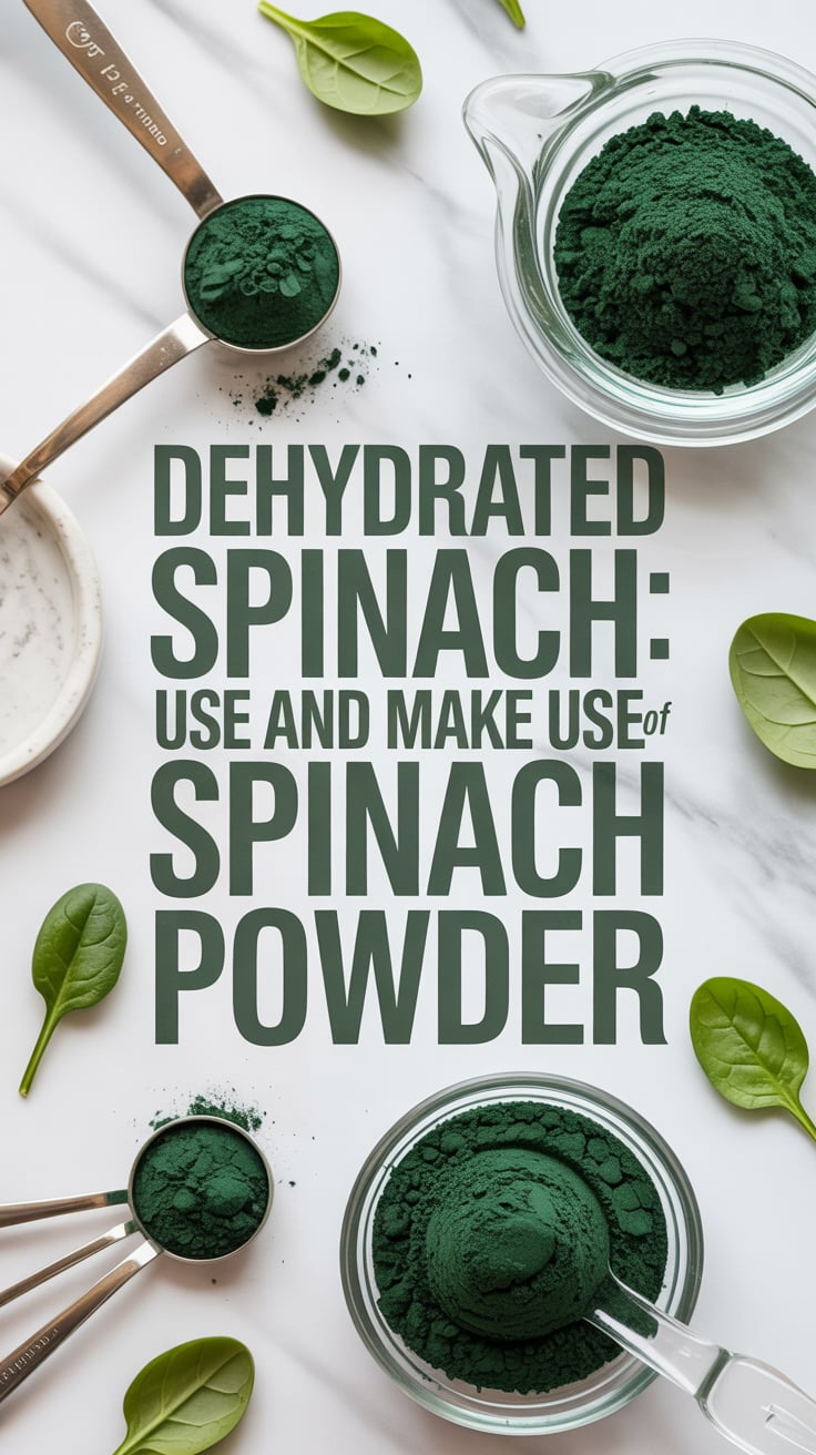 Dehydrated Spinach Use and Make Use of Spinach Powder: The Ultimate Self‑Sufficiency Guide
