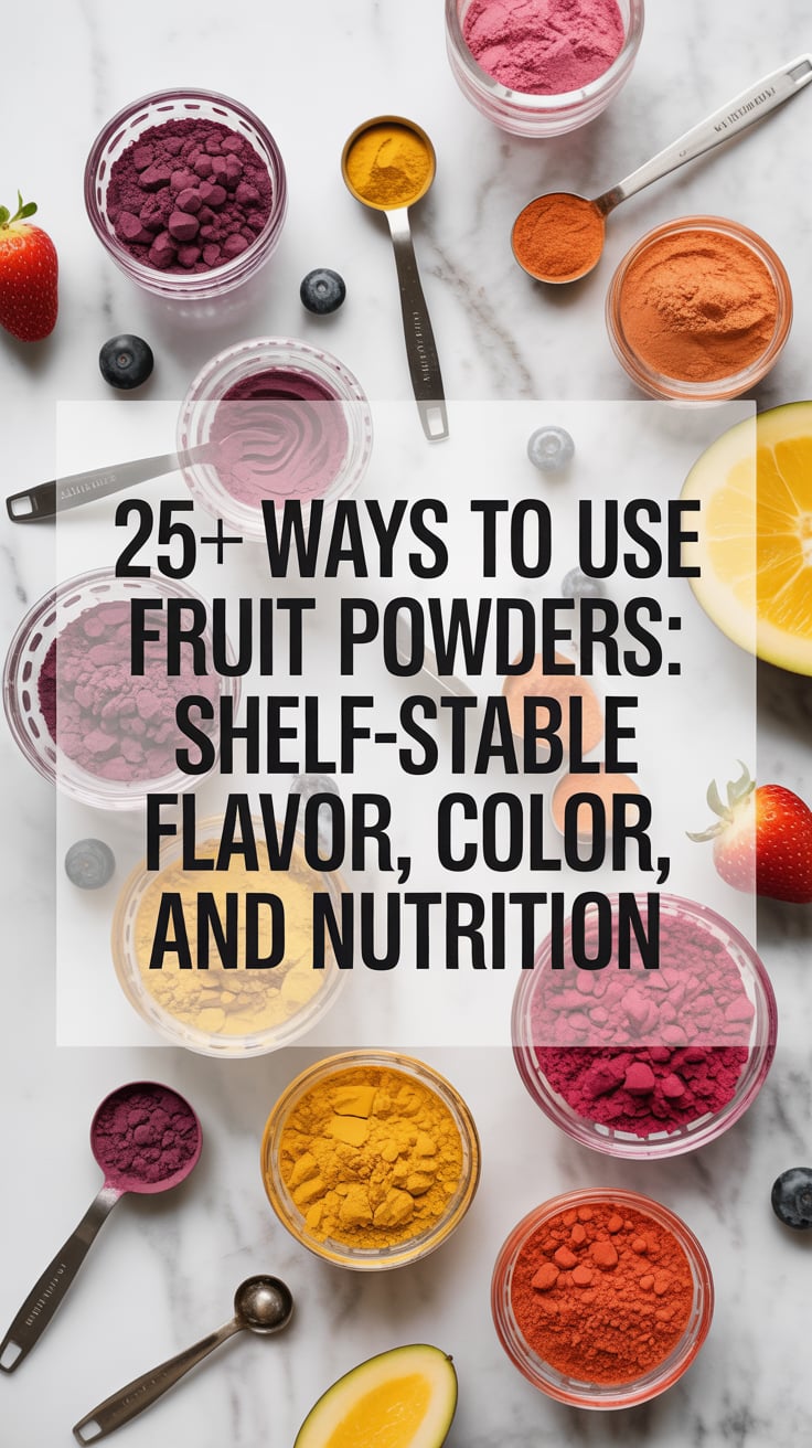 25+Ways to Use Fruit Powders: Shelf-Stable Flavor, Color, and Nutrition
