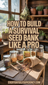How to Build a Survival Seed Bank Like a Pro