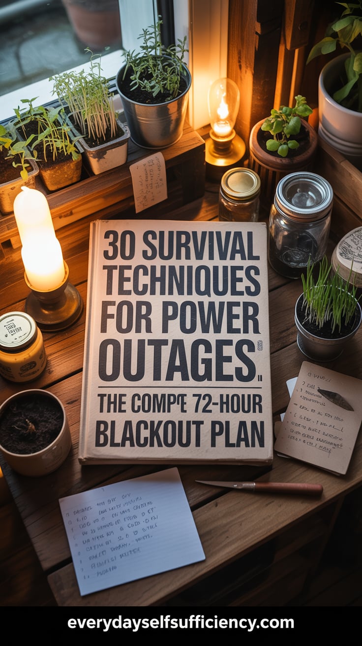 30 Survival Techniques for Power Outages: The Complete 72-Hour Blackout Plan