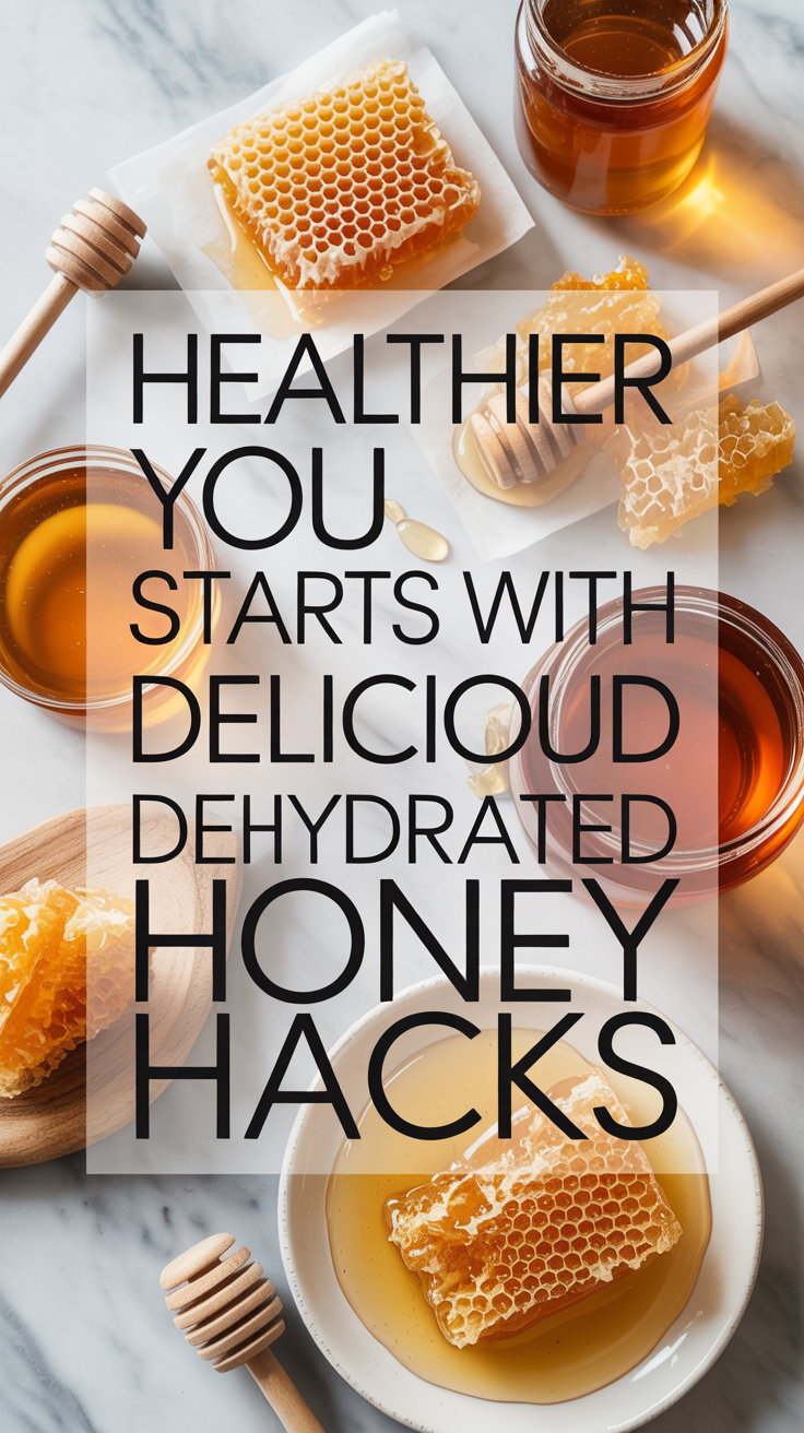 Healthier You Starts with Delicious Dehydrated Honey Hacks