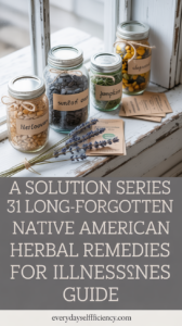 A Solution Series 31 Long-Forgotten Native American Herbal Remedies For Illnesses Guide