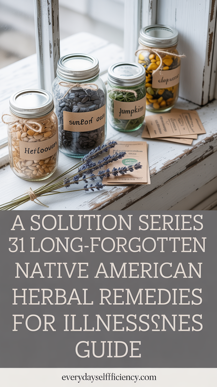 A Solution Series 31 Long-Forgotten Native American Herbal Remedies For Illnesses Guide