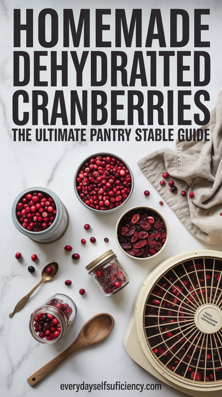 Homemade Dehydrated Cranberries Recipe: The Ultimate Pantry Staple Guide