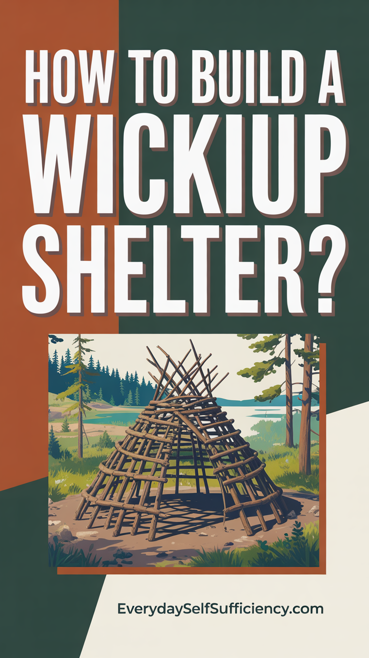 How to Build a Wickiup Shelter: A Complete Step-by-Step Bushcraft Guide