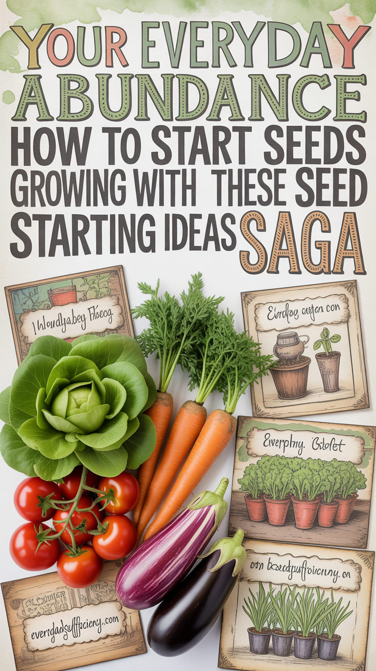 How To Start Seeds Growing With these Seed Starting Ideas