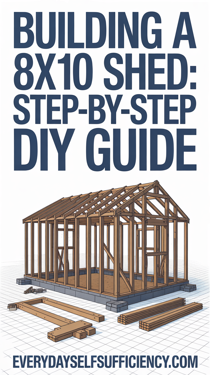 Building a 8x10 Shed: DIY Outdoor Storage Guide