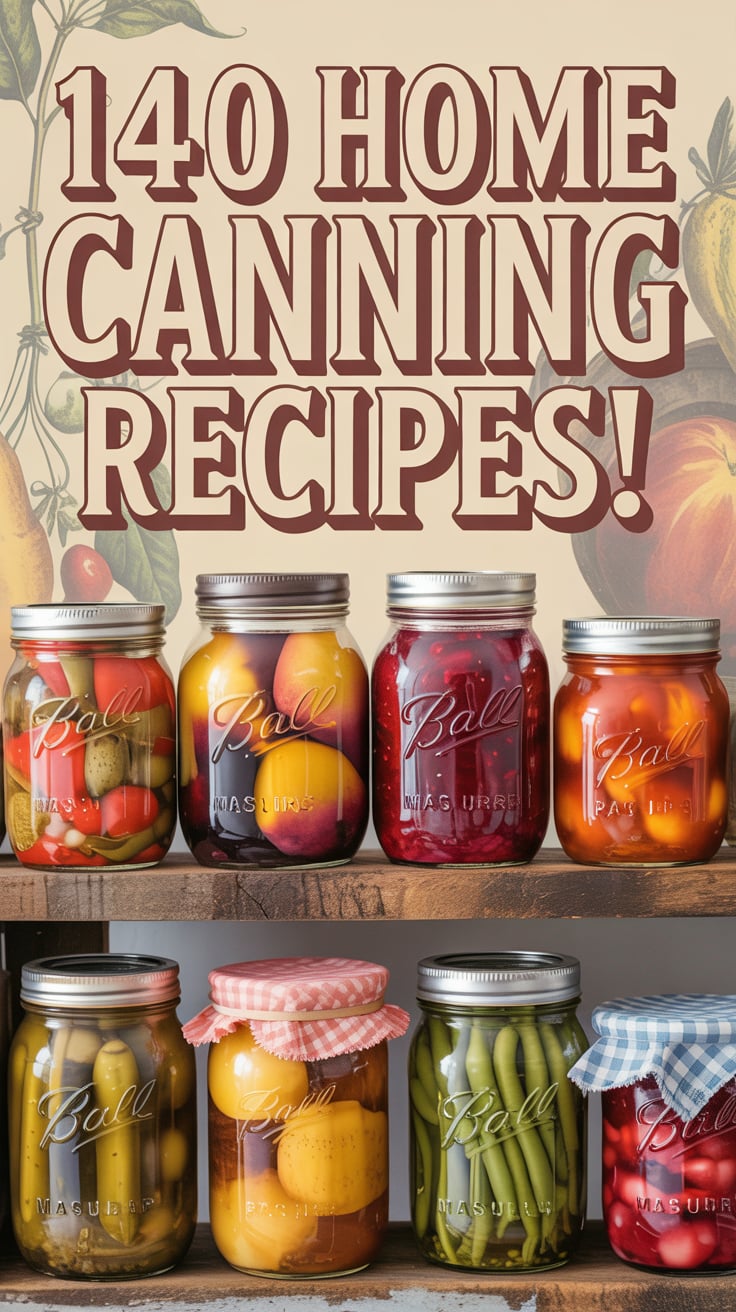 140 Home Canning Recipes!