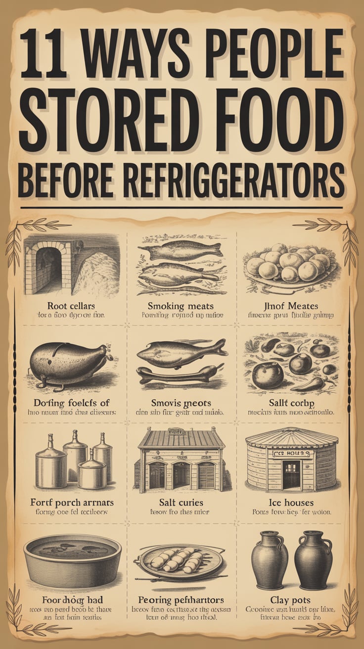 11 Ways People Stored Food Before Refrigerators