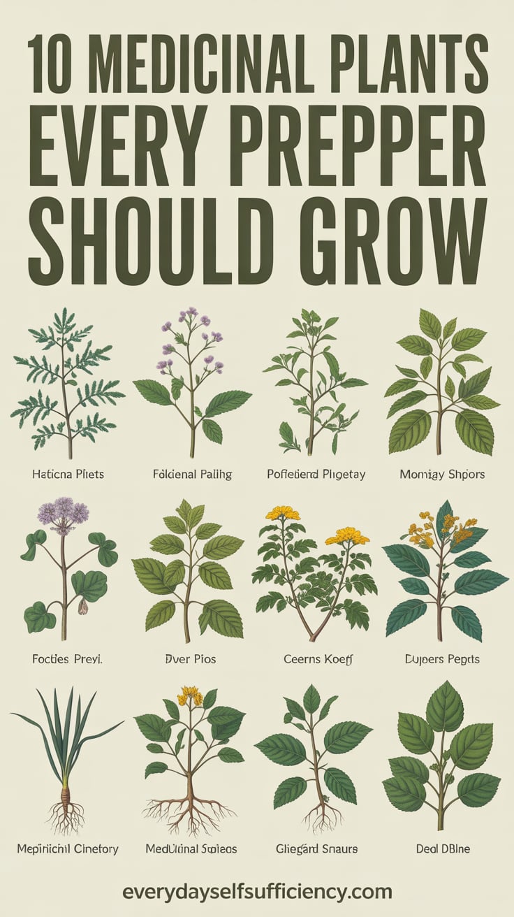 10 Medicinal Plants Every Prepper Should Grow