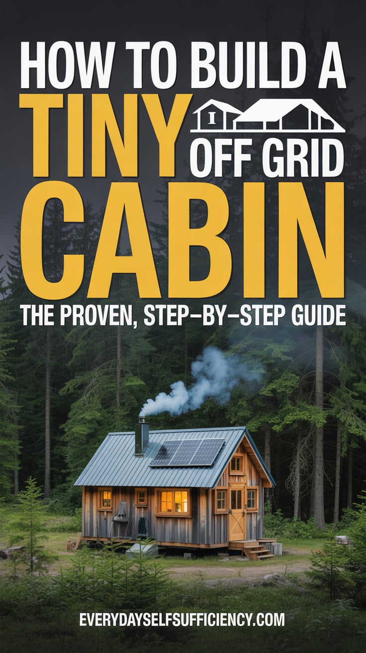 How To Build A Tiny Off Grid Cabin: The Proven, Step‑By‑Step Guide