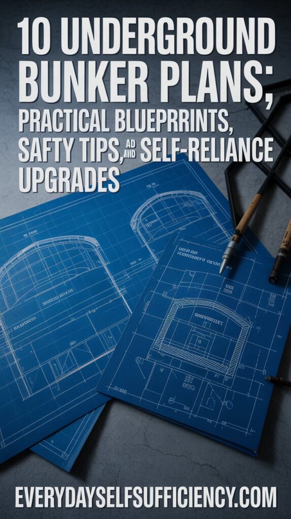 10 Underground Bunker Plans: Safe DIY Blueprints