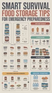 Smart Survival Food Storage Tips for Emergency Preparedness