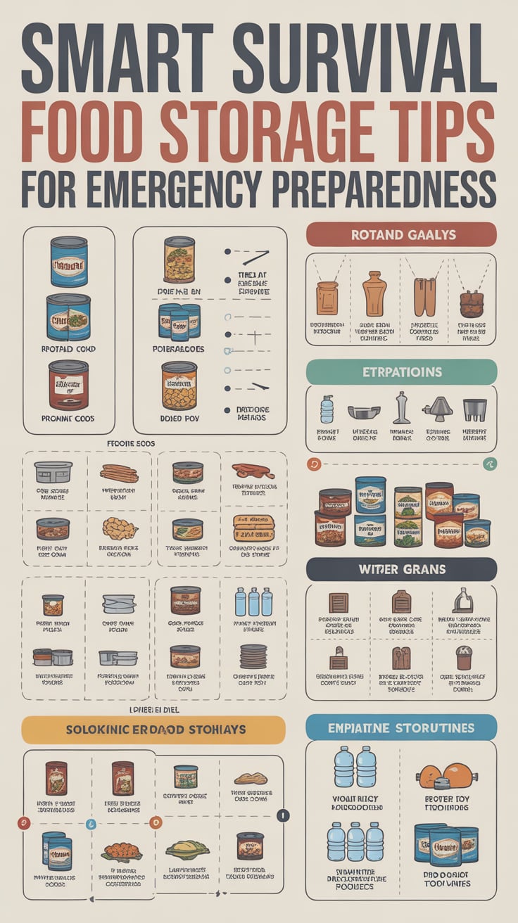 Smart Survival Food Storage Tips for Emergency Preparedness
