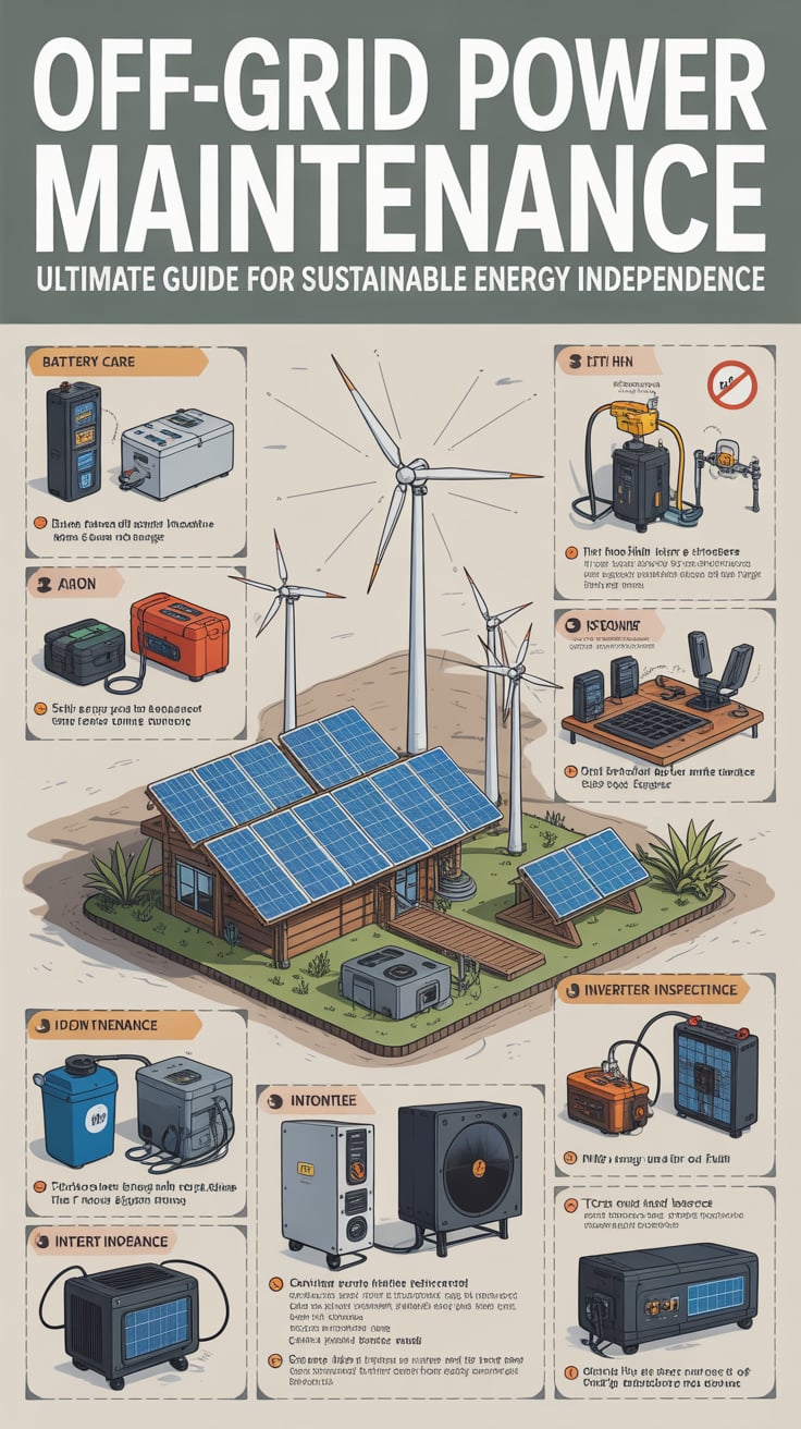 Off-Grid Power Maintenance: Ultimate Guide for Sustainable Energy Independence