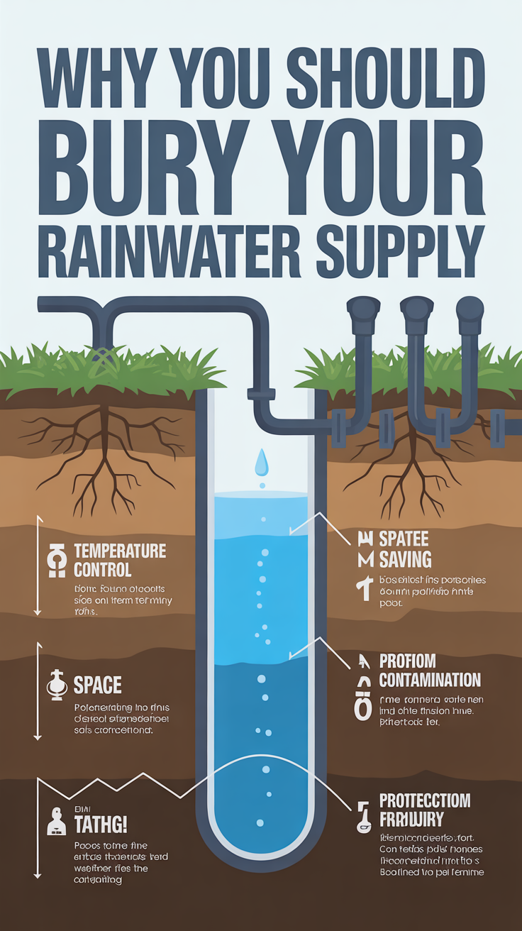 Why You Should Bury Your Rainwater Supply