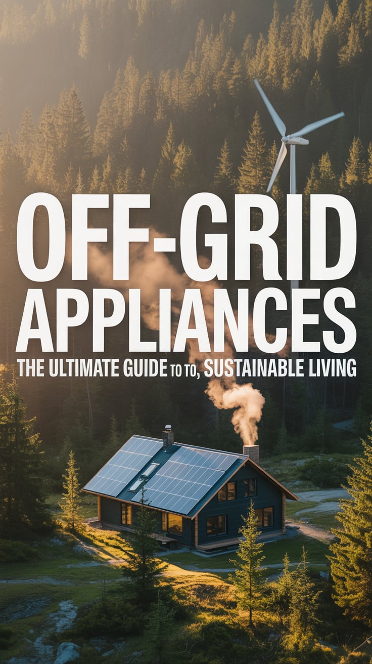 Off-Grid Appliances: The Ultimate Guide to Smart, Sustainable Living