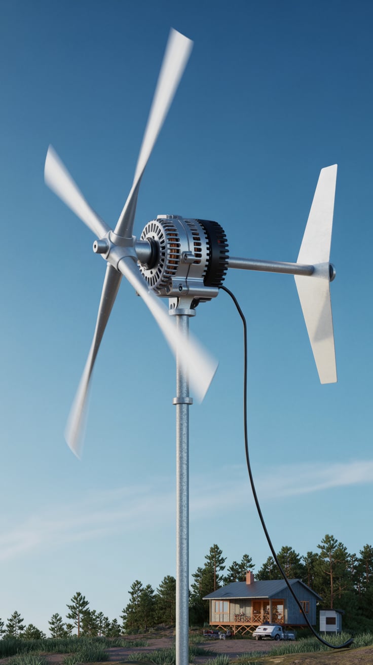 Powerful Wind Generator with Car Alternator: Build Your Own DIY Off-Grid Power System