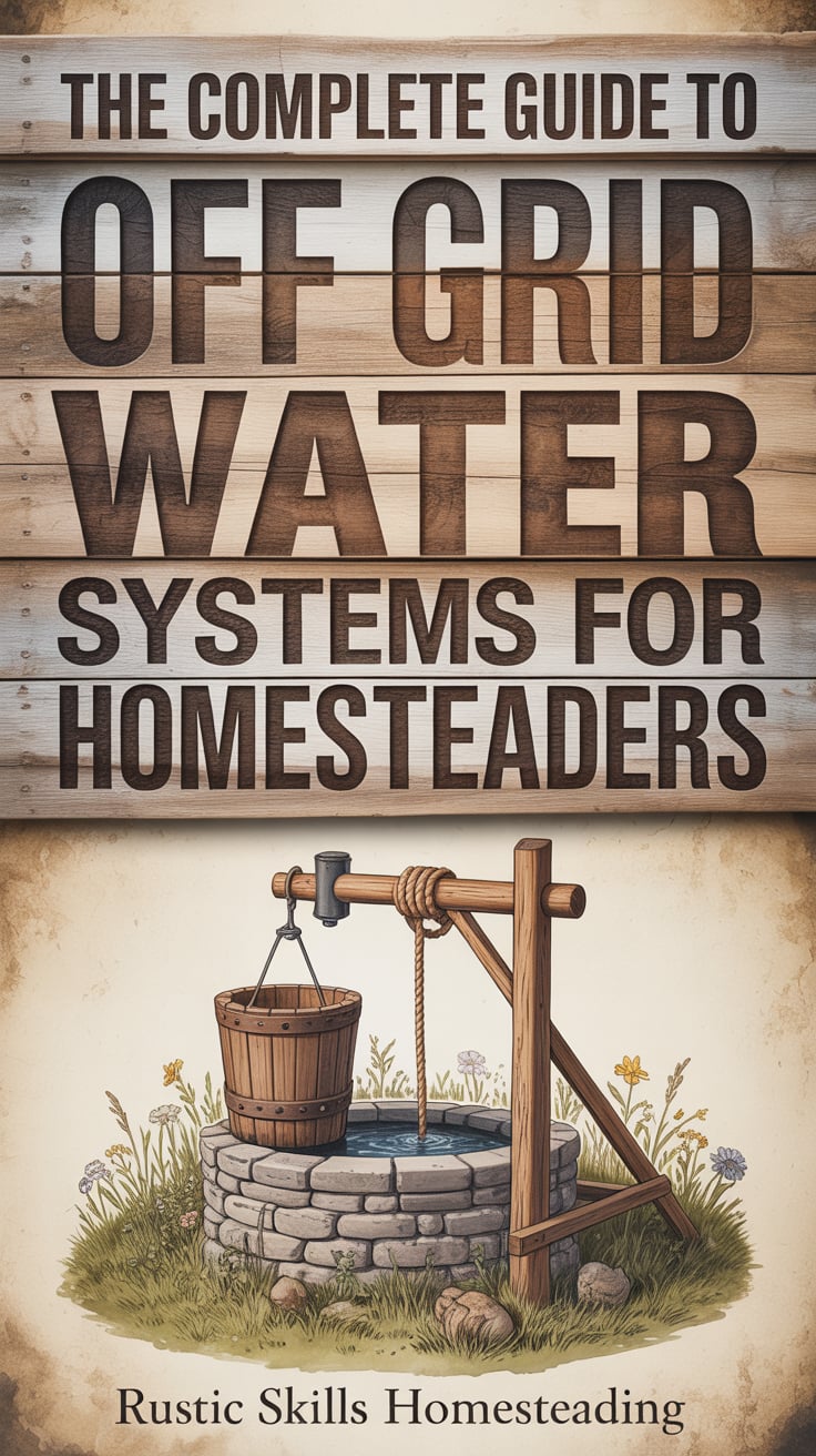 The Complete Guide to Off Grid Water Systems for Homesteaders – Rustic Skills Homesteading