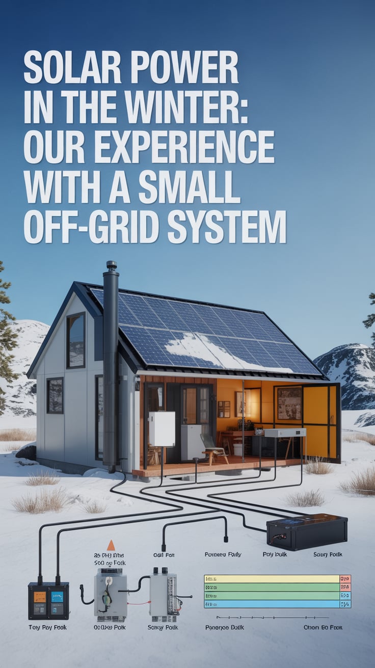 Solar Power in the Winter: Our Experience With a Small Off-Grid System