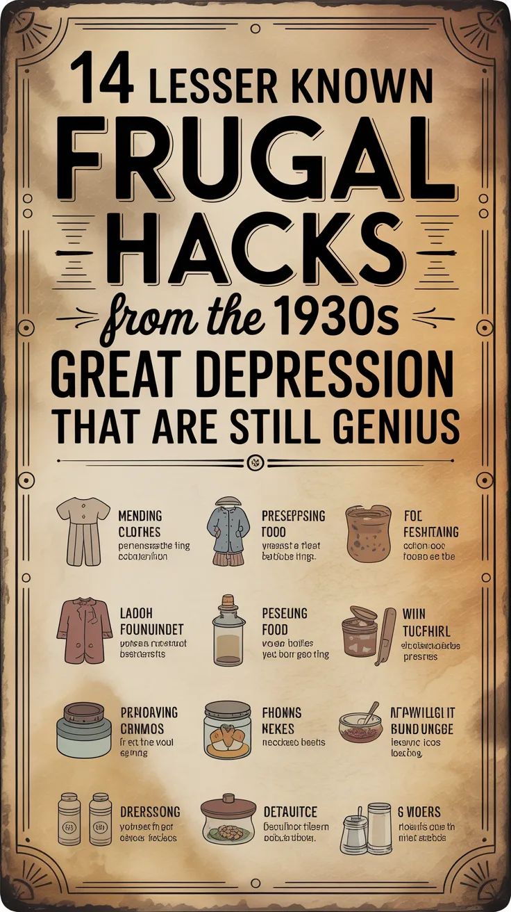 14 Lesser Known Frugal Hacks from the 1930s Great Depression That Are Still Genius
