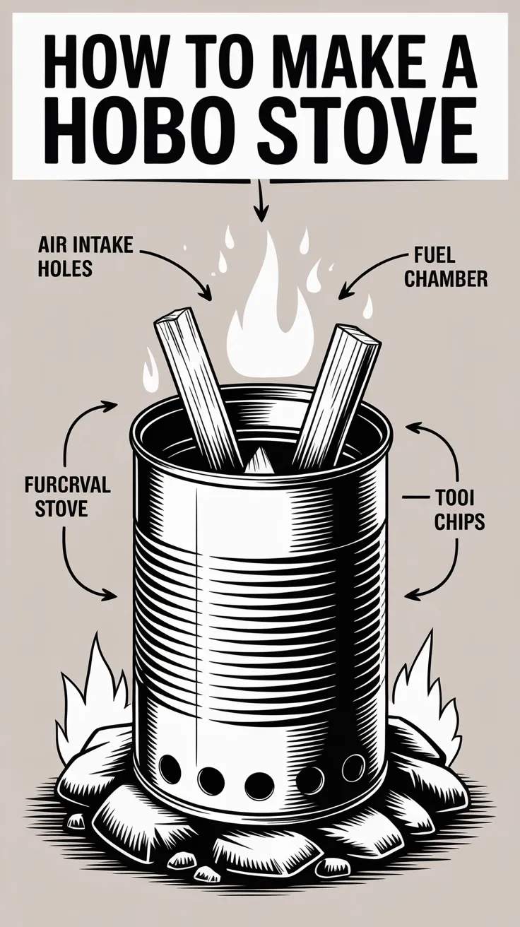 How to Make a Hobo Stove (DIY Soup-Can Survival Stove)