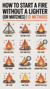 How to Start a Fire Without a Lighter (or Matches) | 12 Methods