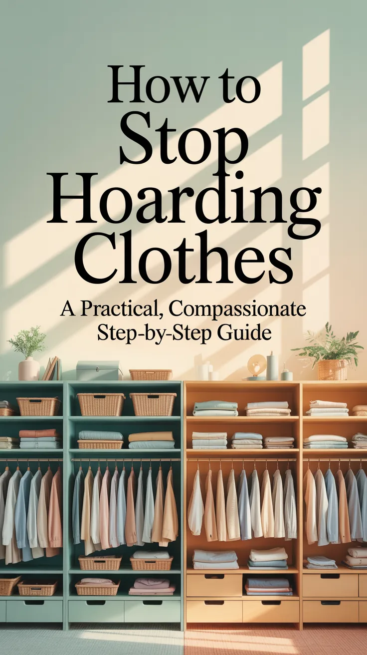 How to stop hoarding clothes