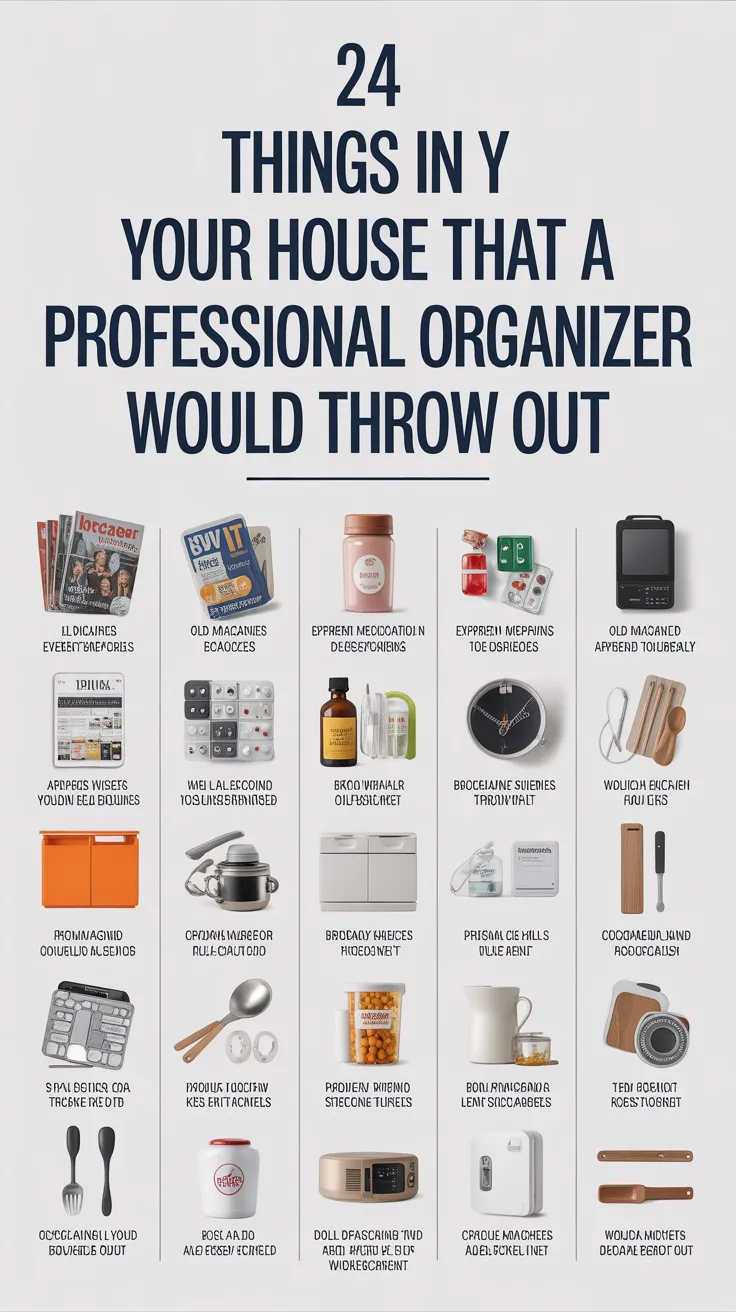 24 Things in Your House That a Professional Organizer Would Throw Out