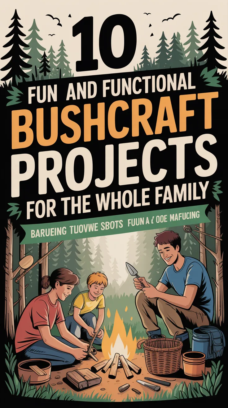 10 Fun and Functional Bushcraft Projects for the Whole Family